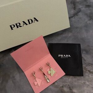 Prada Gold Charm Set